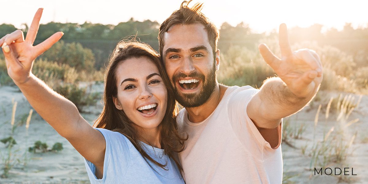 Young Happy Couple with Fit Bodies