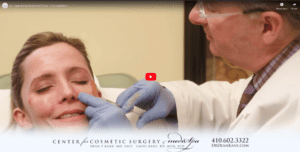 Dr. Dean Kane Performs Cheek Filler Injections
